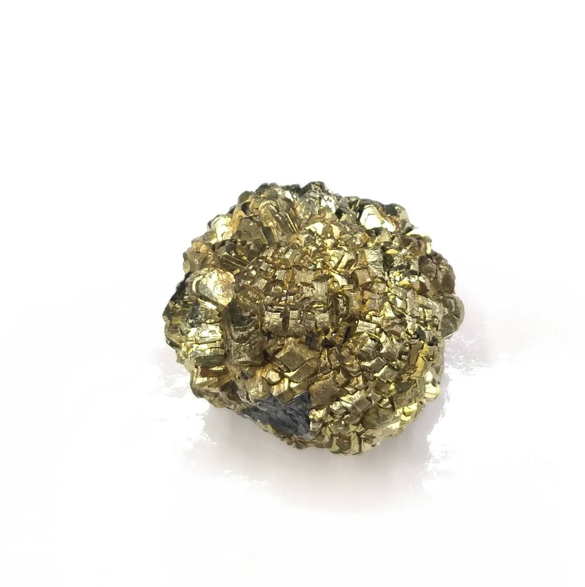 Golden Marcasite Sphere Cluster: Prophecy Stone from Pakistan