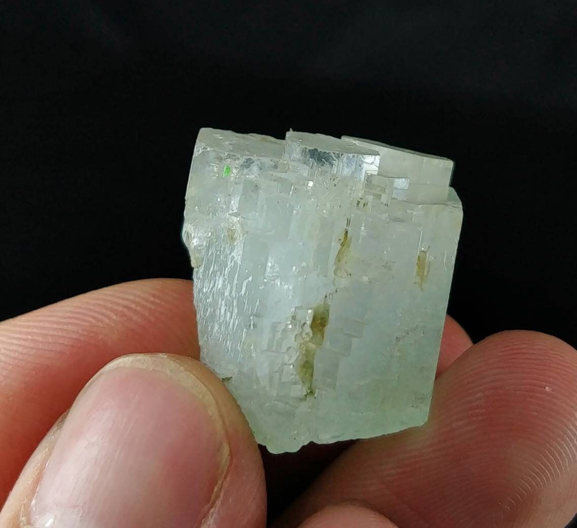 Aquamarine light blue terminated crystal from Nagar Valley Skardu GilgitBaltistan Pakistan, weight 10.4 grams