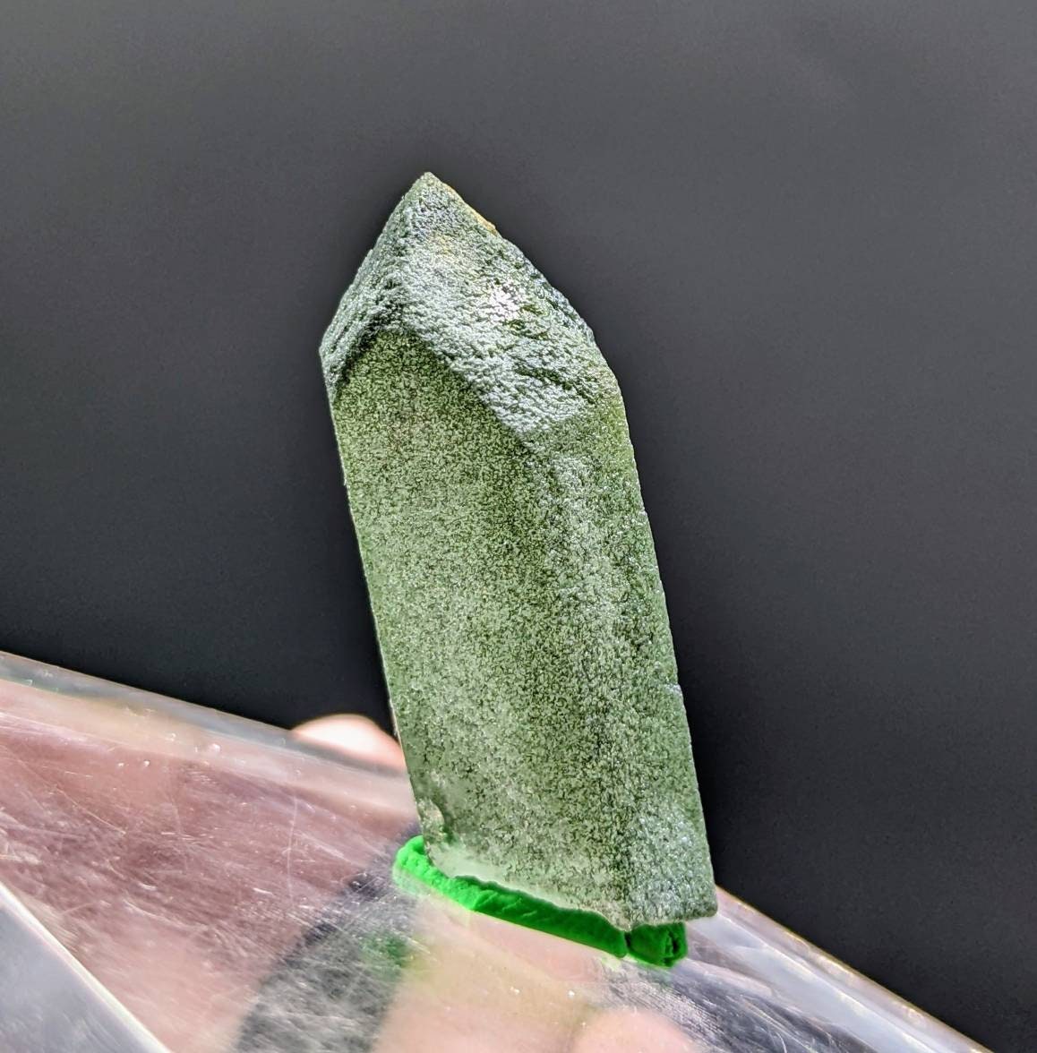 Green Chlorine Quartz Crystal, Baluchistan Pakistan (18.5 grams)