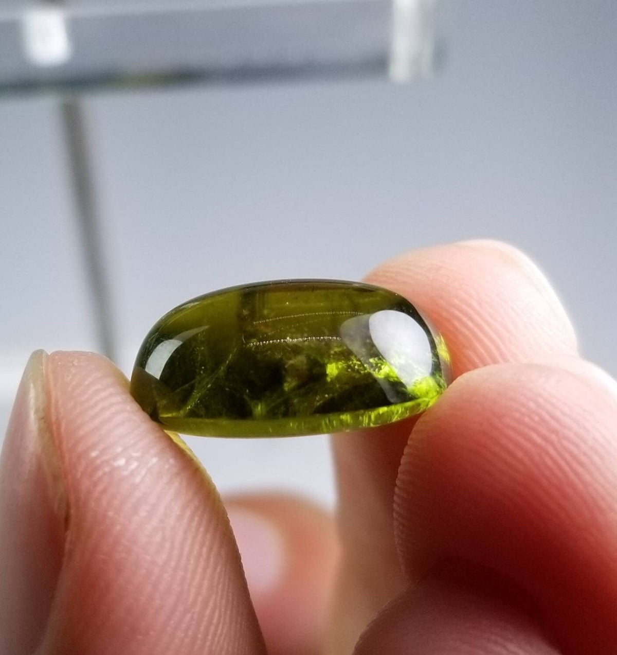 Natural good quality ring size green tourmaline