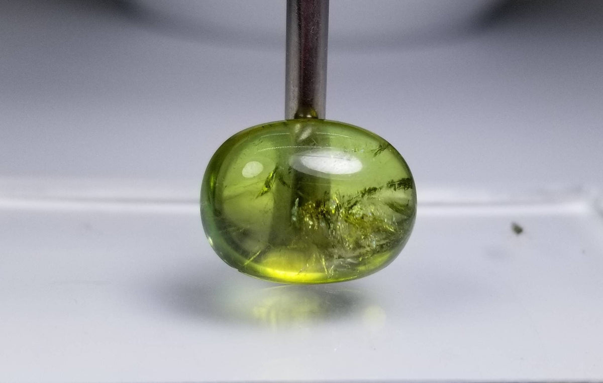 Natural good quality ring size green tourmaline