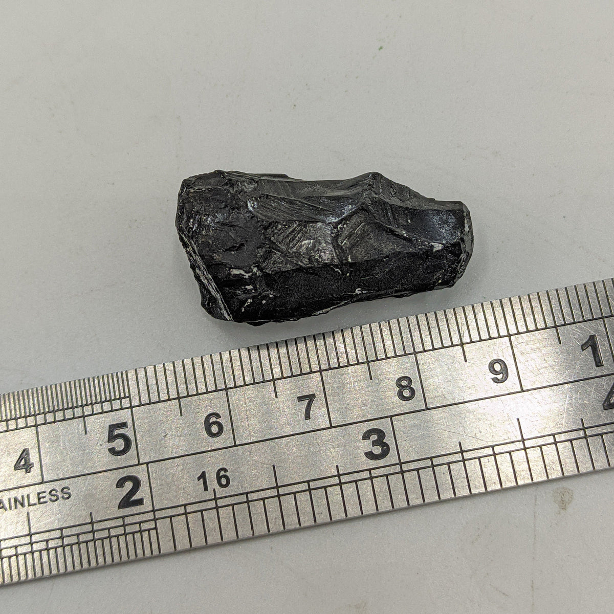 Etched Black Tourmaline Crystal, Skardu Pakistan, 10.5g
