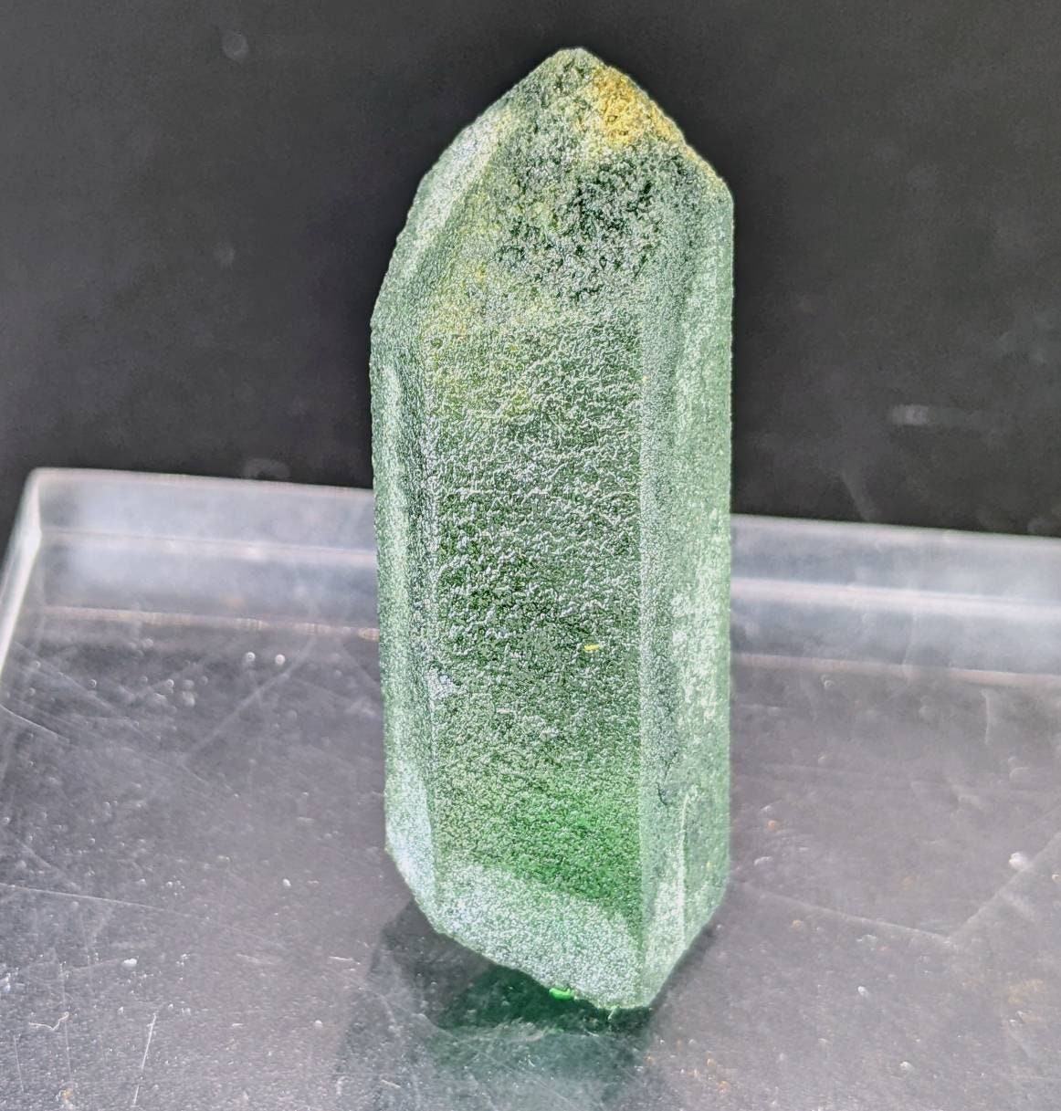 Green Chlorine Quartz Crystal, Baluchistan Pakistan (18.5 grams)