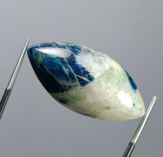 35 Carat Afghan Hauyne Lazurite Cabochon - UV Reactive Gemstone