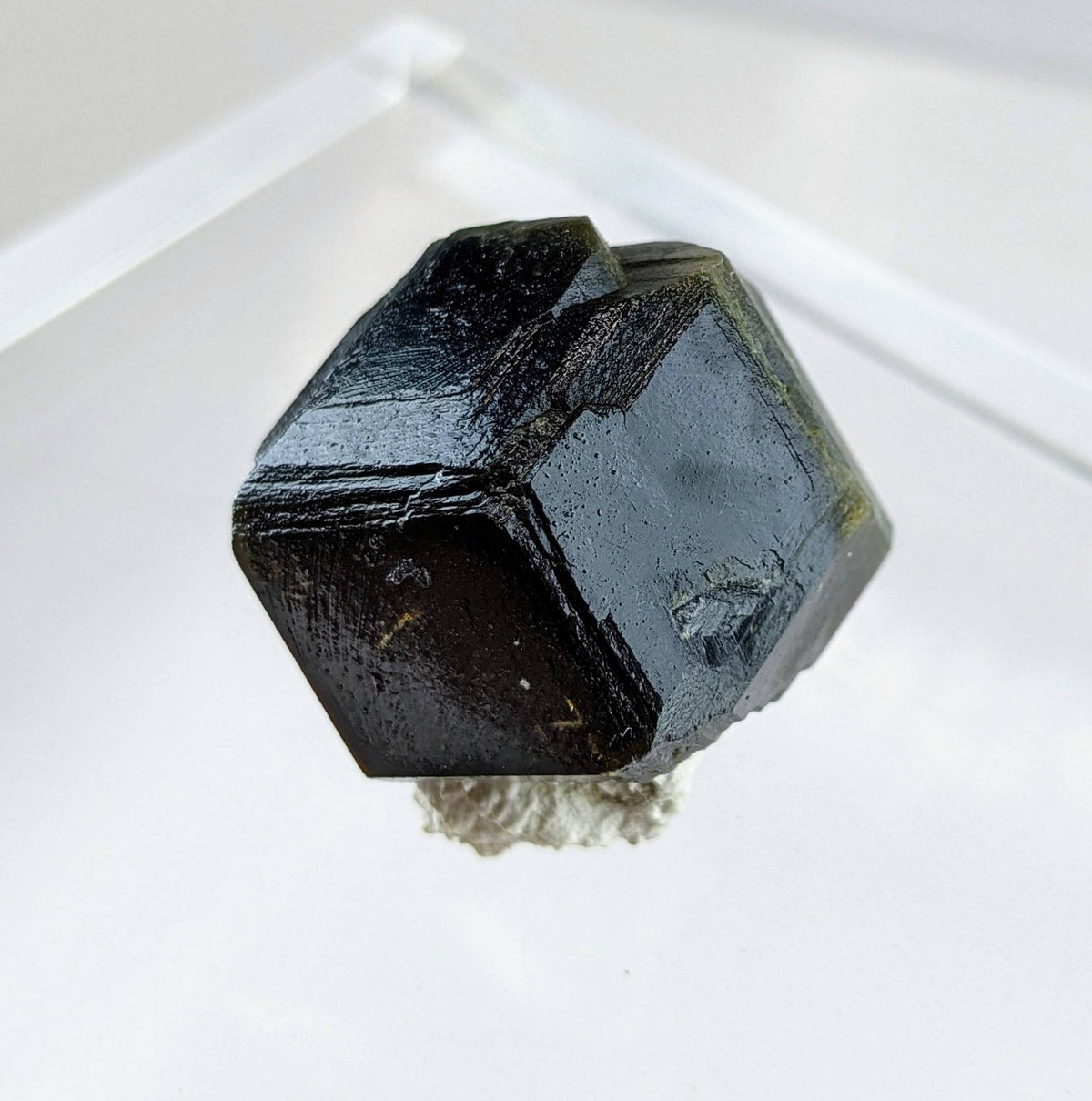 On matrix andradite garnet crystal from Pakistan, 18.9 grams