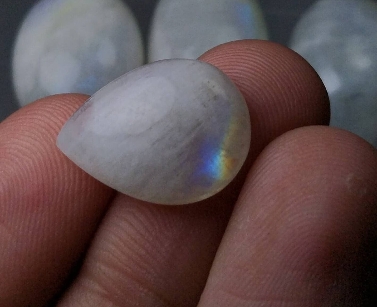 Natural good quality ring sizes moonstone cabochons