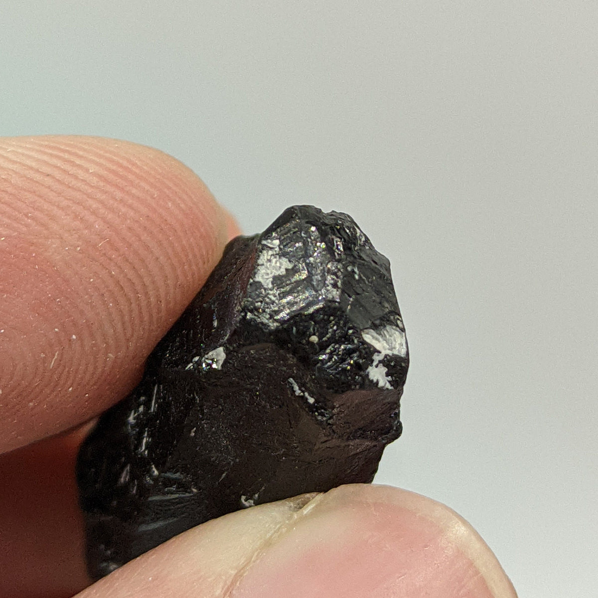Etched Black Tourmaline Crystal, Skardu Pakistan, 10.5g