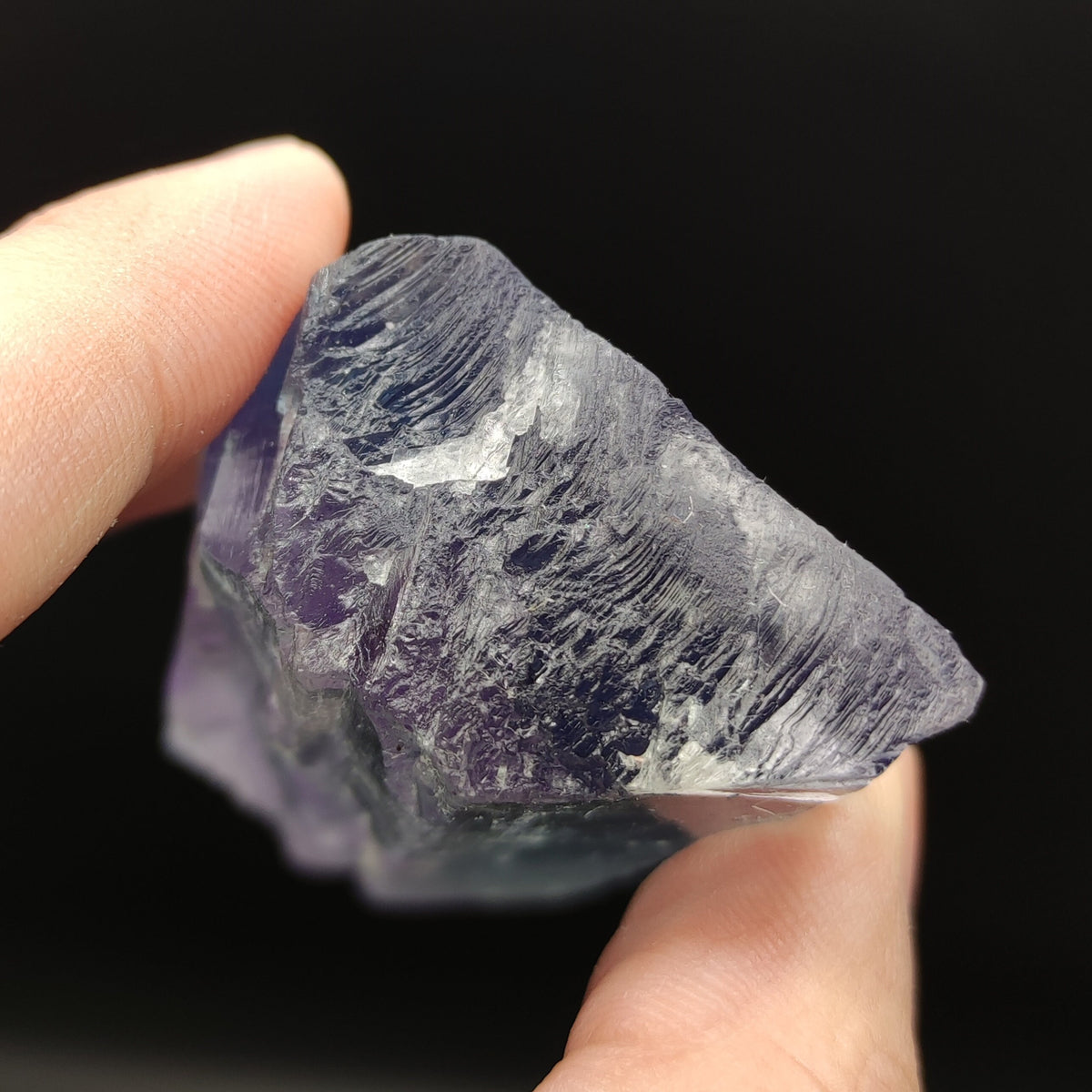 Bicolor Spodumene var kunzite clear lustrous crystal from Afghanistan, 146 grams