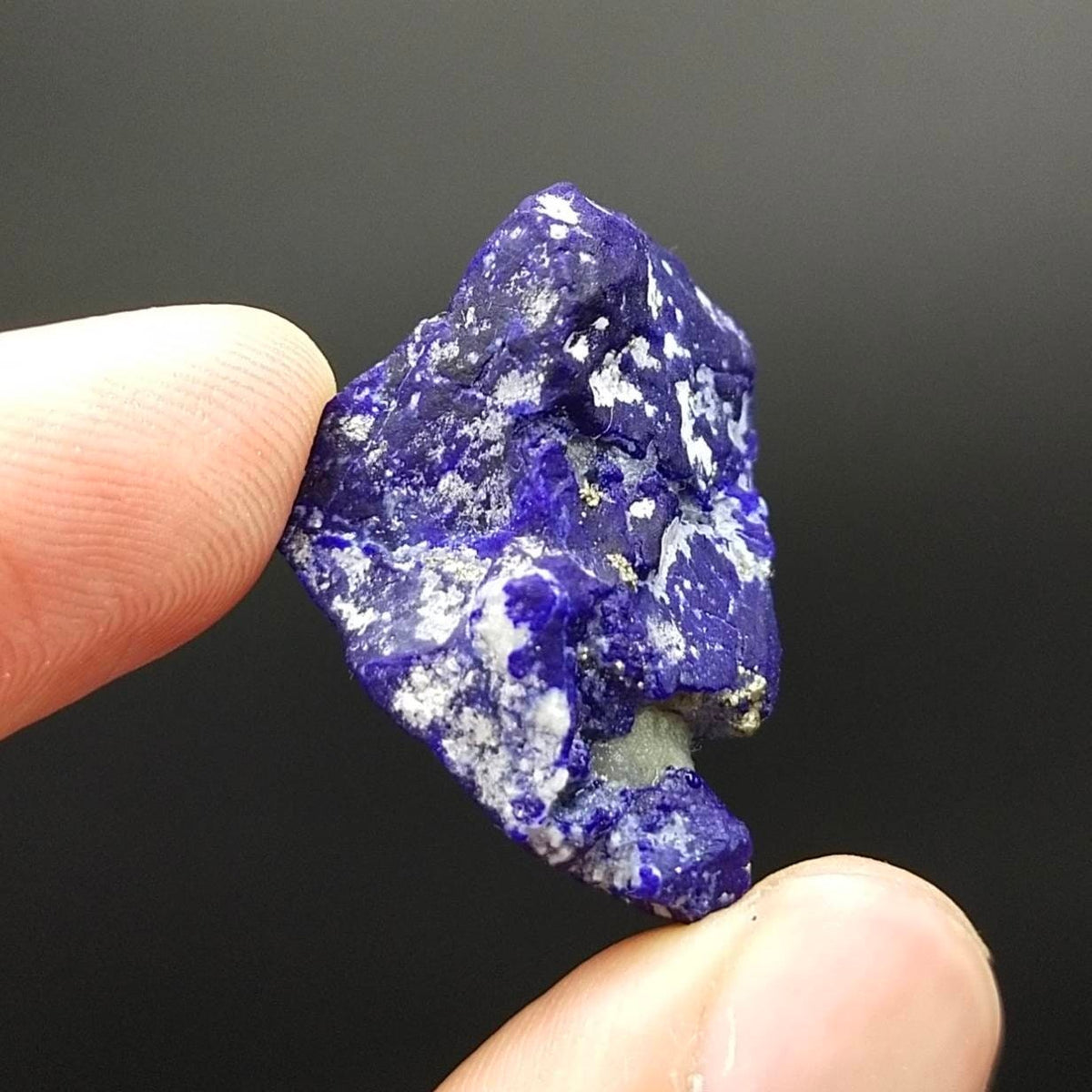 Afghan hayune var lazurite crystal with rich blue color from Afghanistan, 10 grams