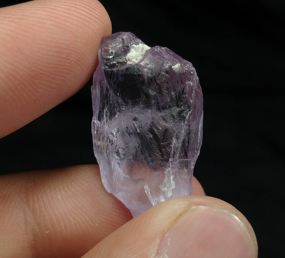 Kunzite Crystals Lot, Clear Facet Rough, Afghanistan Origin (42.5 grams)