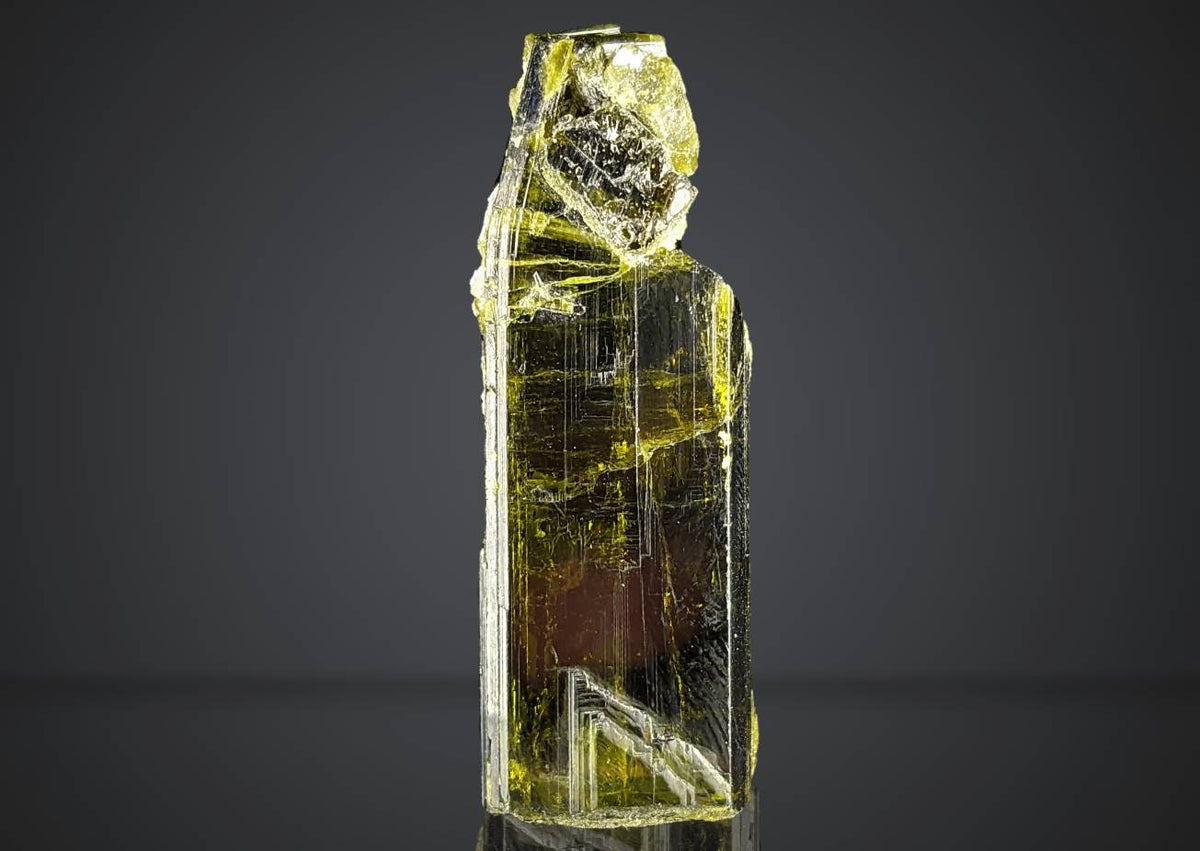 Green Epidote Crystal, KP Pakistan - 24.5 gram Mineral Specimen