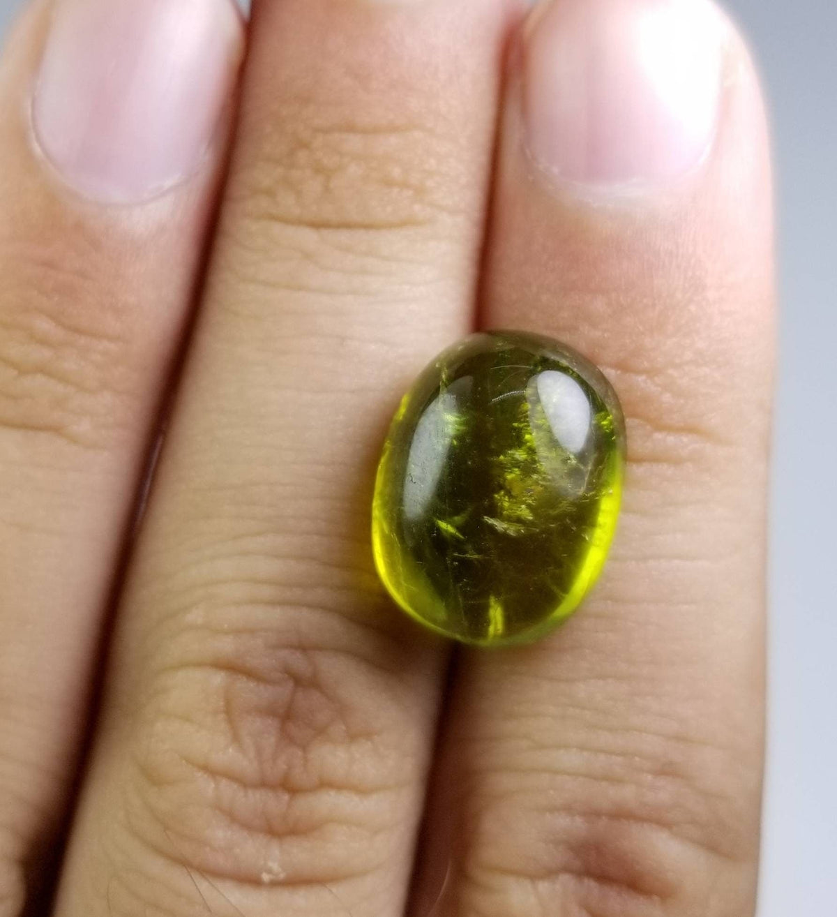 Natural good quality ring size green tourmaline