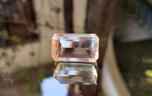 Faceted Flourite Gemstone, 18 Carat