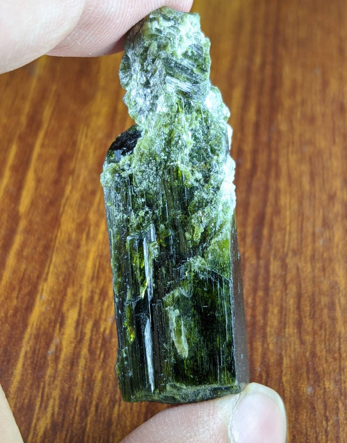 Green Epidote Crystal, KP Pakistan - 24.5 gram Mineral Specimen