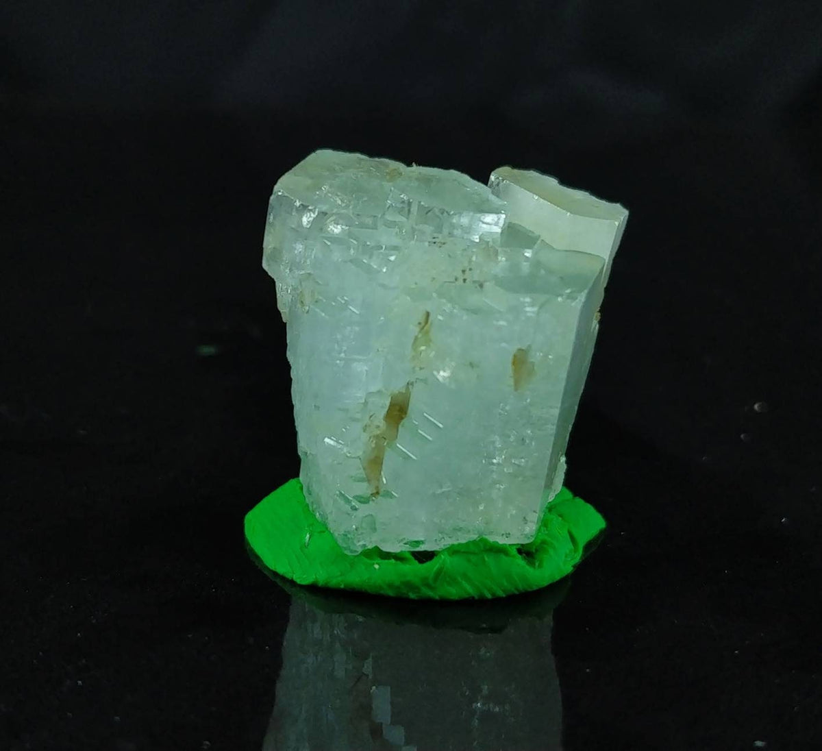 Aquamarine light blue terminated crystal from Nagar Valley Skardu GilgitBaltistan Pakistan, weight 10.4 grams