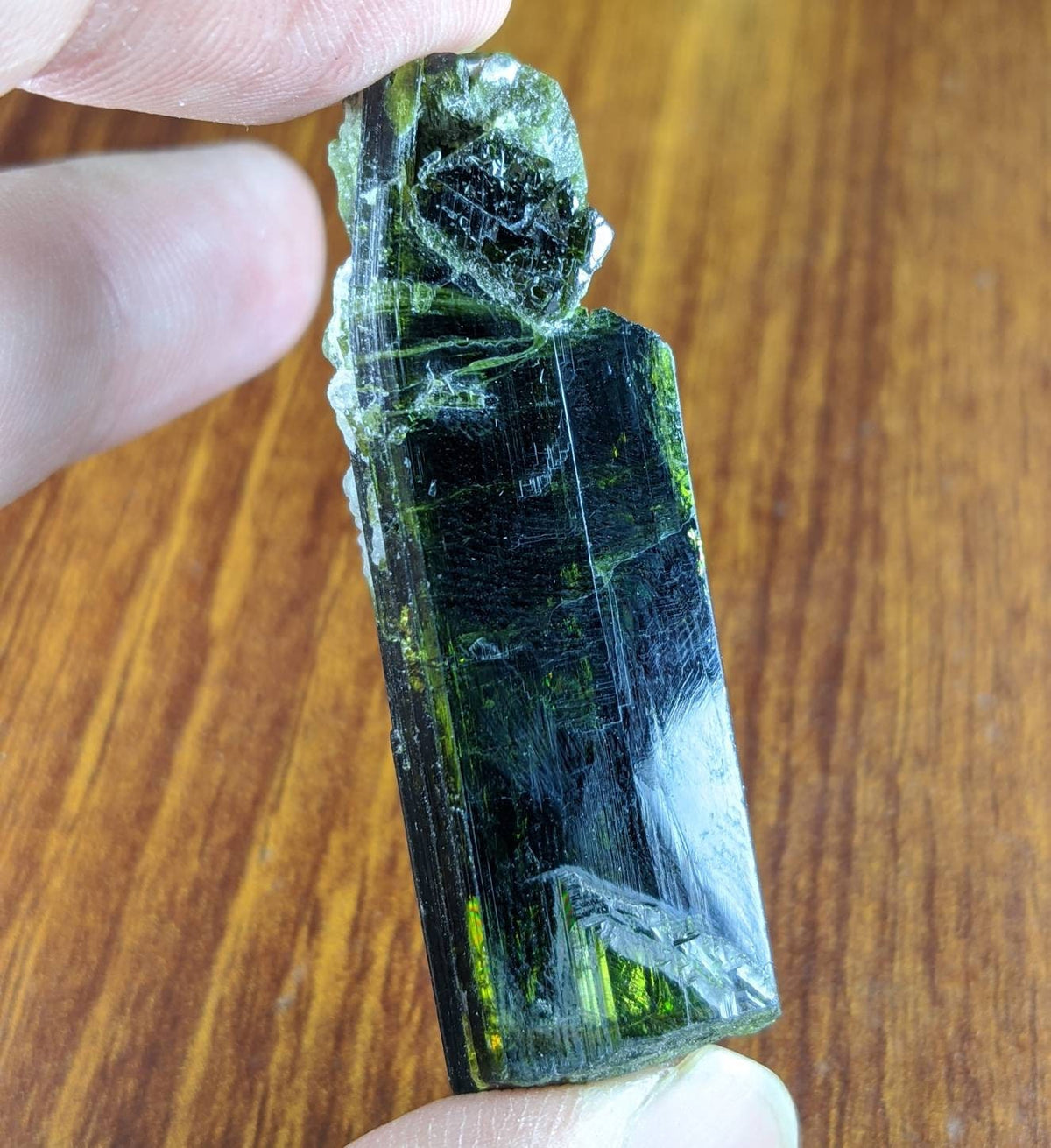 Green Epidote Crystal, KP Pakistan - 24.5 gram Mineral Specimen