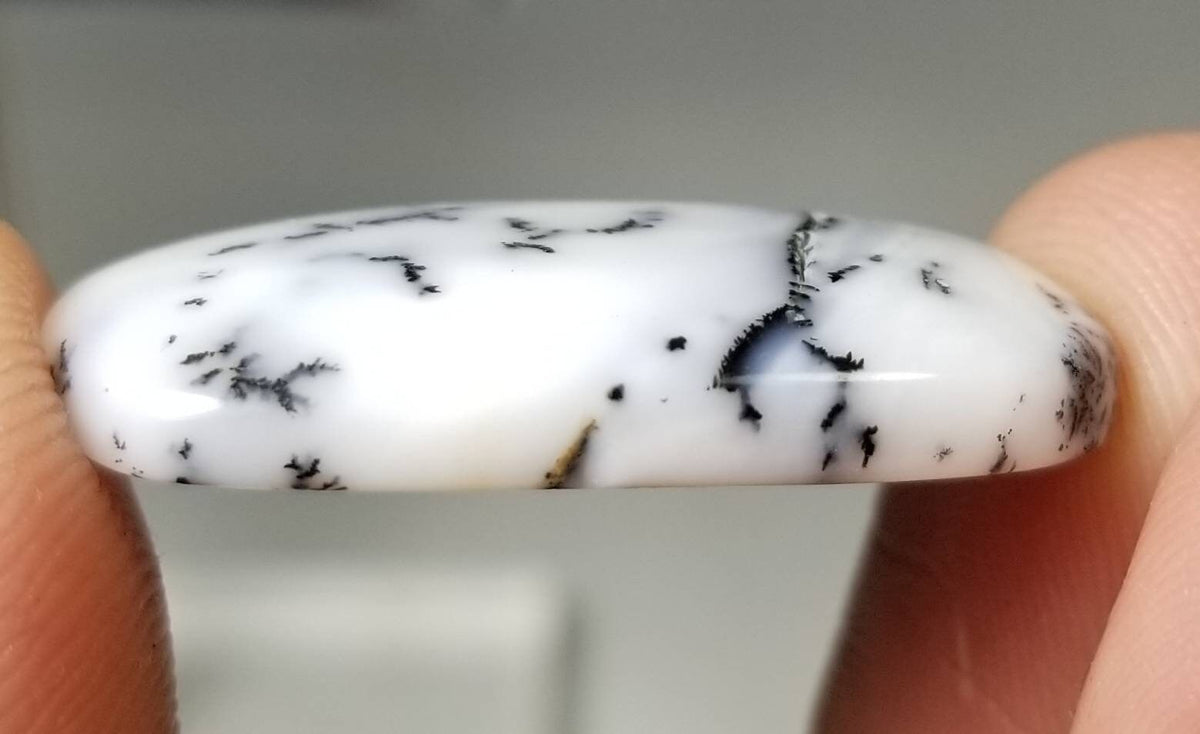 Natural Dendritic Opal Matching Pair, 39 Carats