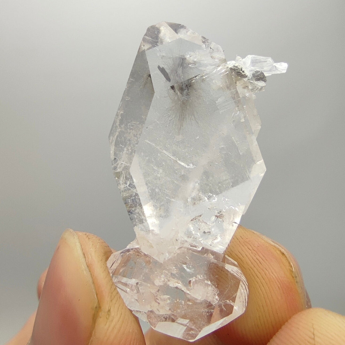 Brookite Included Faden Quartz Crystal, Baluchistan Pakistan