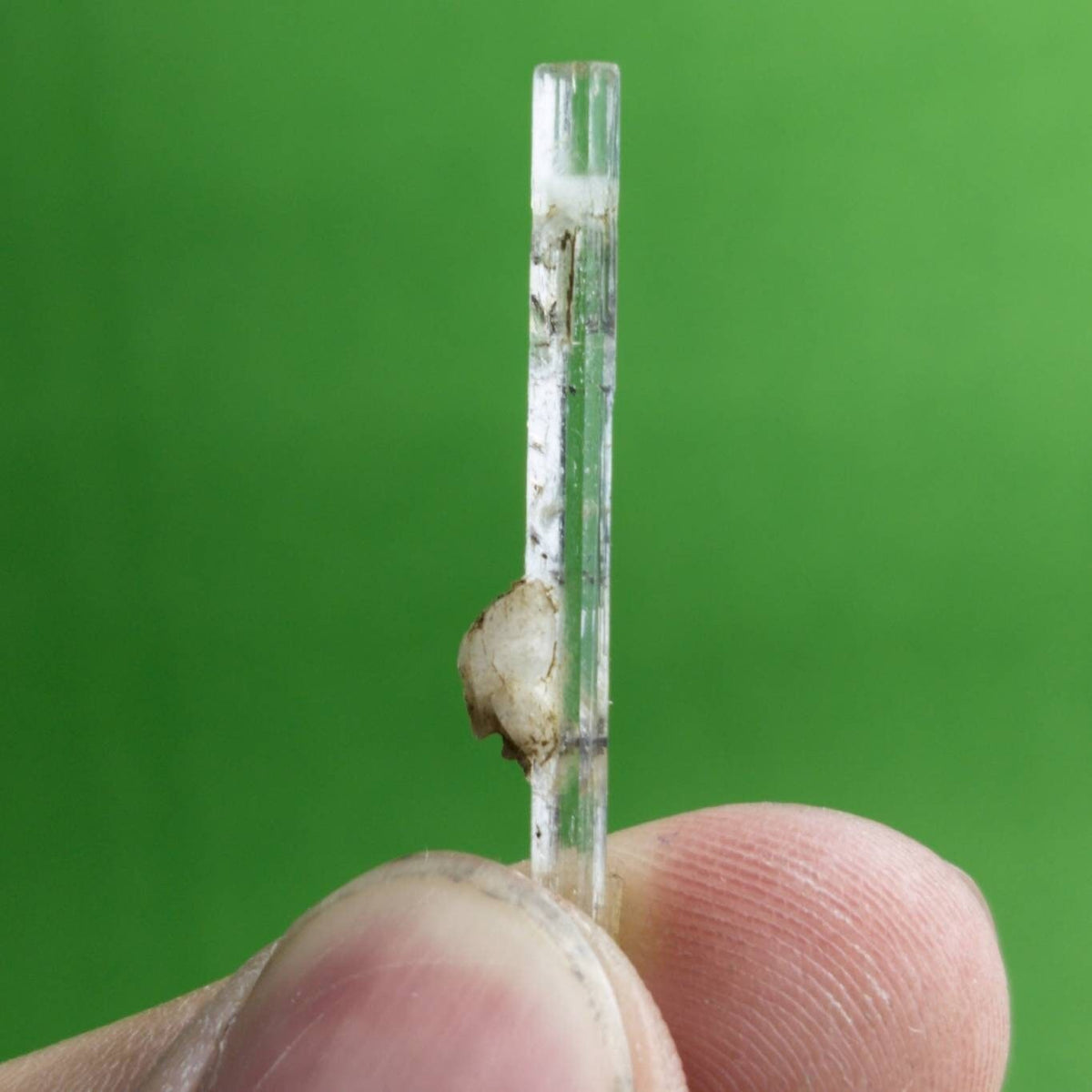 Single terminated colorless clear terminated aquamarine crystal from skardu GilgitBaltistan Pakistan