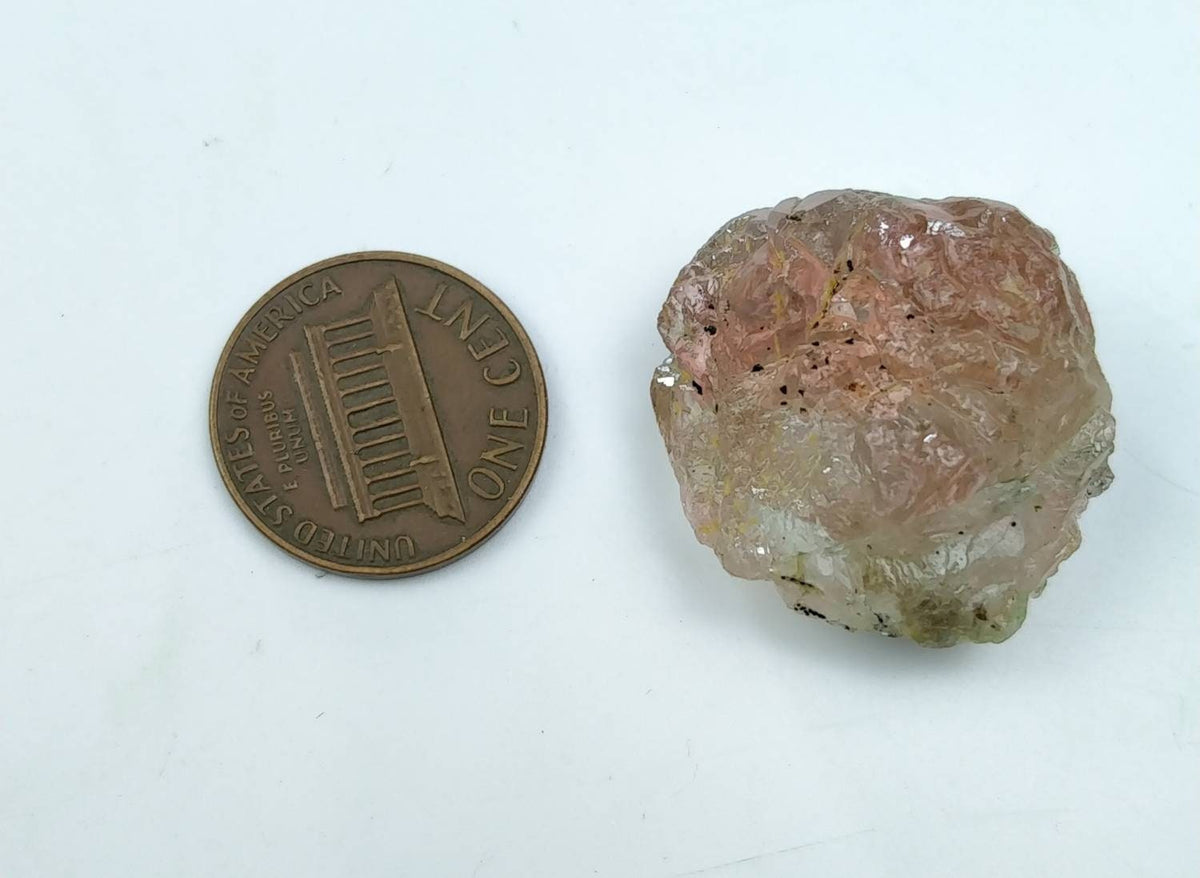 Rare Pink gemmy fluorite 15 grams crystal from Nagar Valley Skardu GilgitBaltistan Pakistan