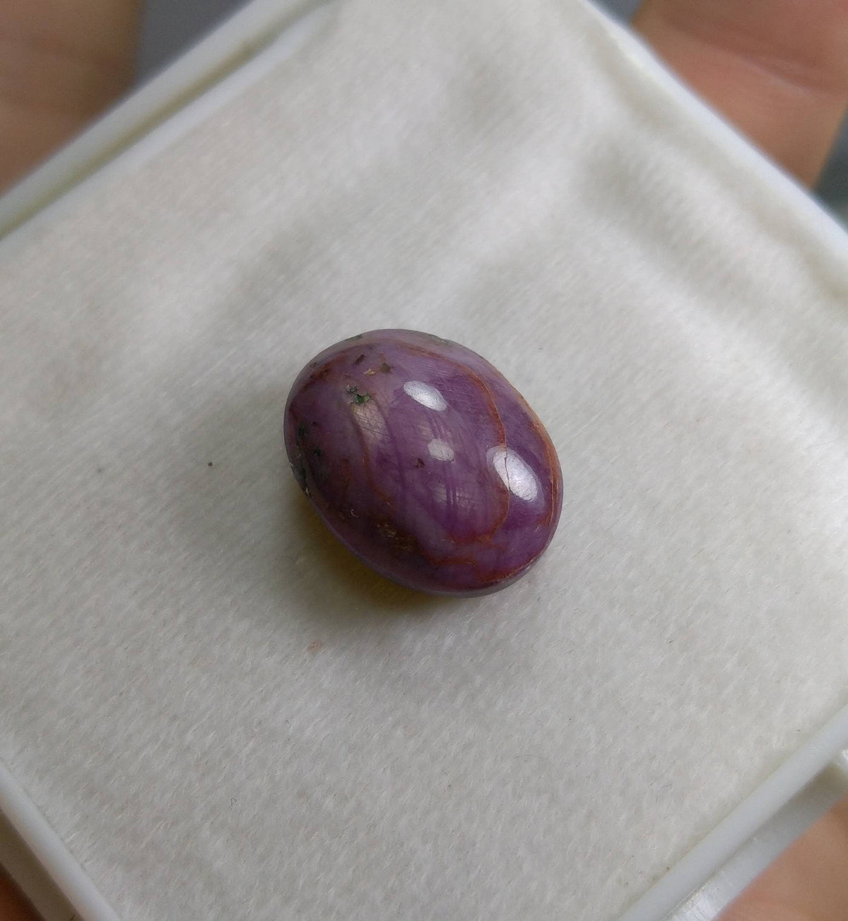 21.5 Carat Star Ruby Cabochon, Untreated Gemstone