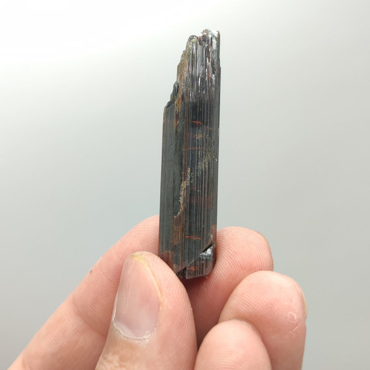 Single Rutile Crystal |Loose Rutile Crystal | Rutile var TiO2 Crystal | Red Rutile |Long prismatic Rutile Crystal from Pakistan| 14.2 grams