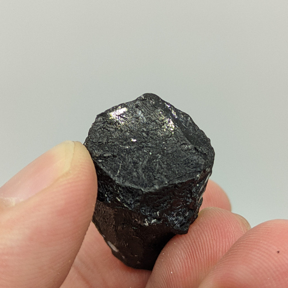 Etched Black Tourmaline Crystal, Skardu Pakistan, 13.5g