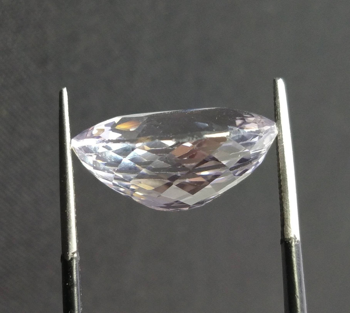 16 Carat Oval Faceted Kunzite Gemstone