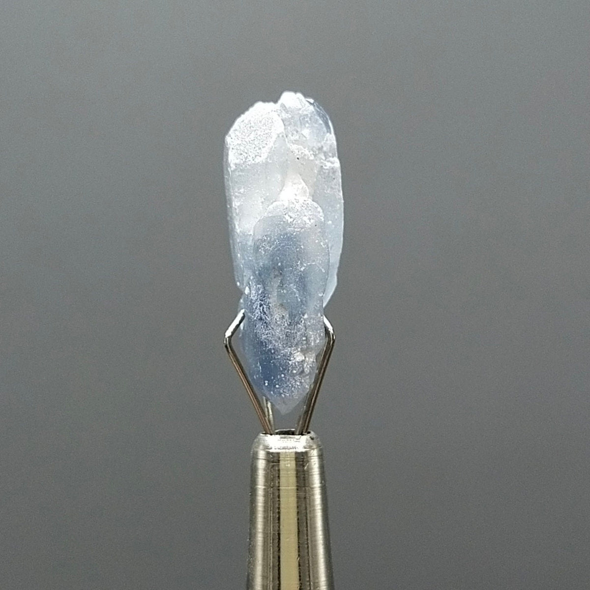 Natural rare indicolite blue quartz crystal from Afghanistan, 1.4 grams