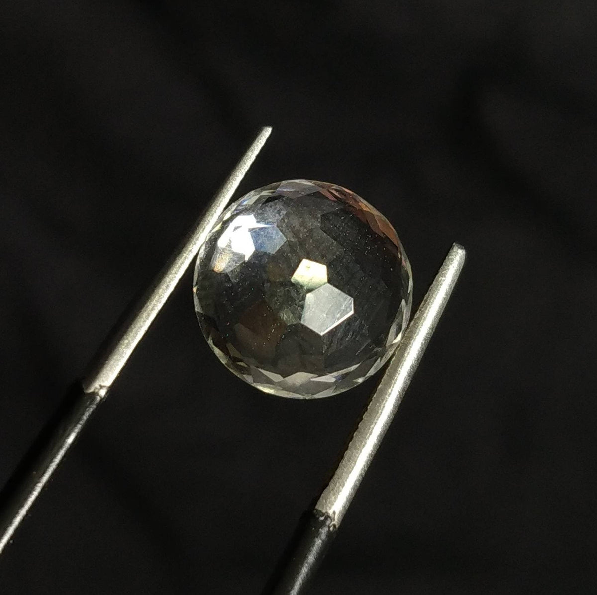 Rose Cut Quartz Cabochons: 13.5 Carats, Untreated, Small Set of 5