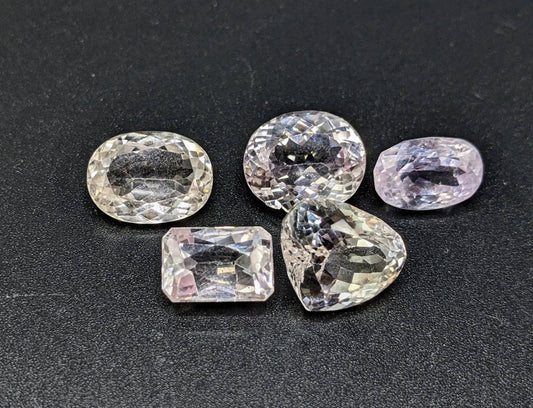 Pale Pink Kunzite Gemstone Lot, Afghanistan Origin, 37.20 Carats