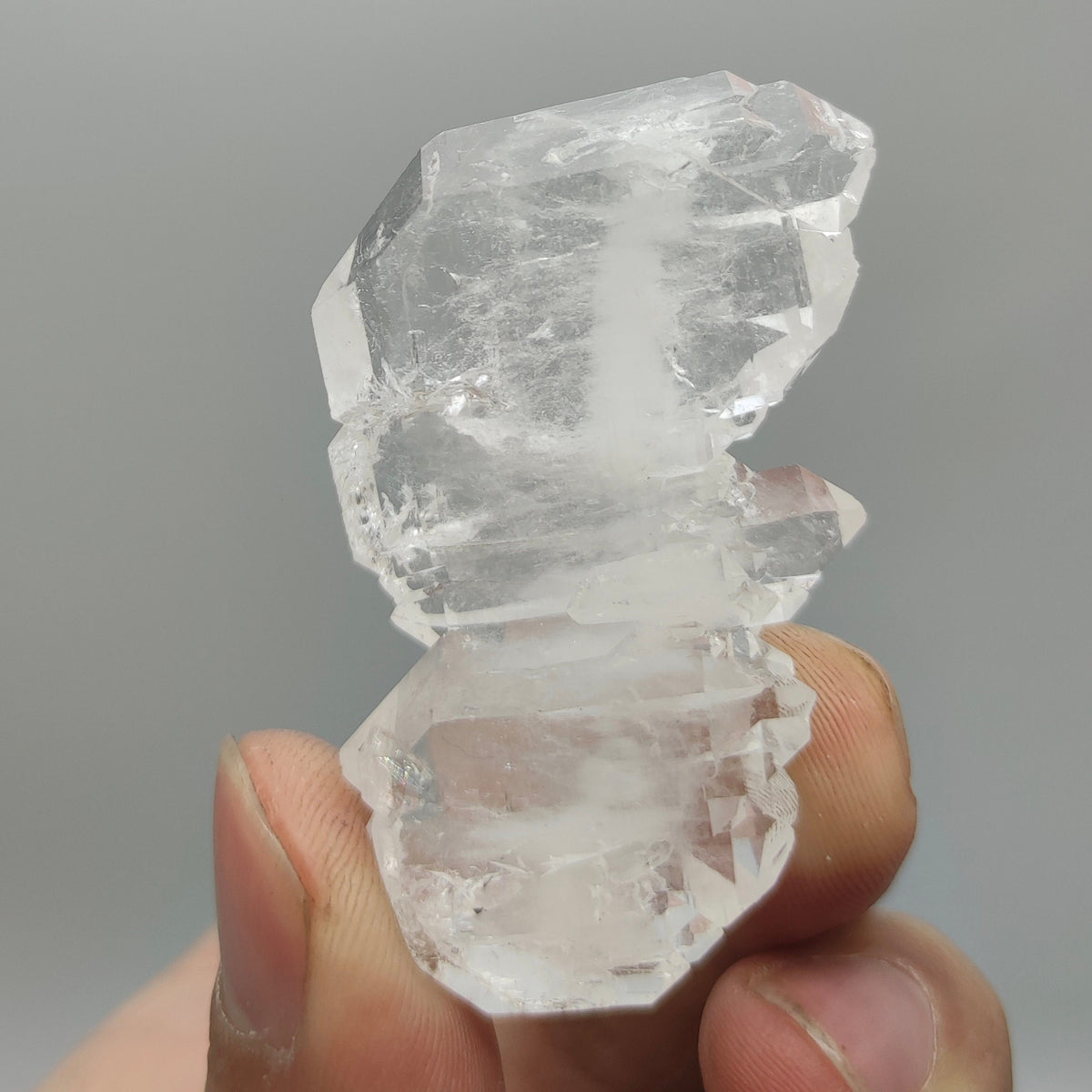 Faden quartz crystal clear and terminated from Baluchistan Pakistan, 20 gram