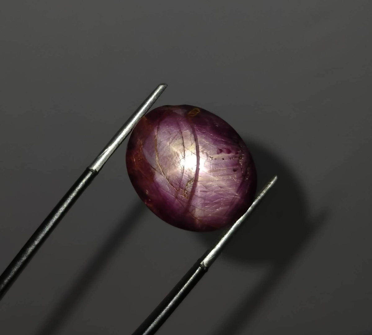 24 Carat Star Ruby Cabochon, Natural Gemstone