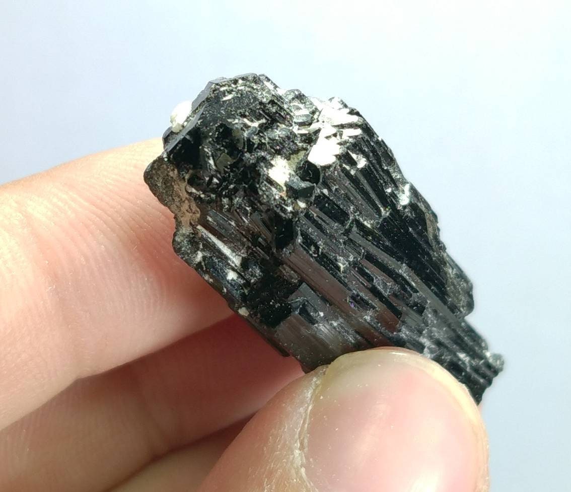 Black Tourmaline Crystal Bunch, Skardu Pakistan, 16 Grams