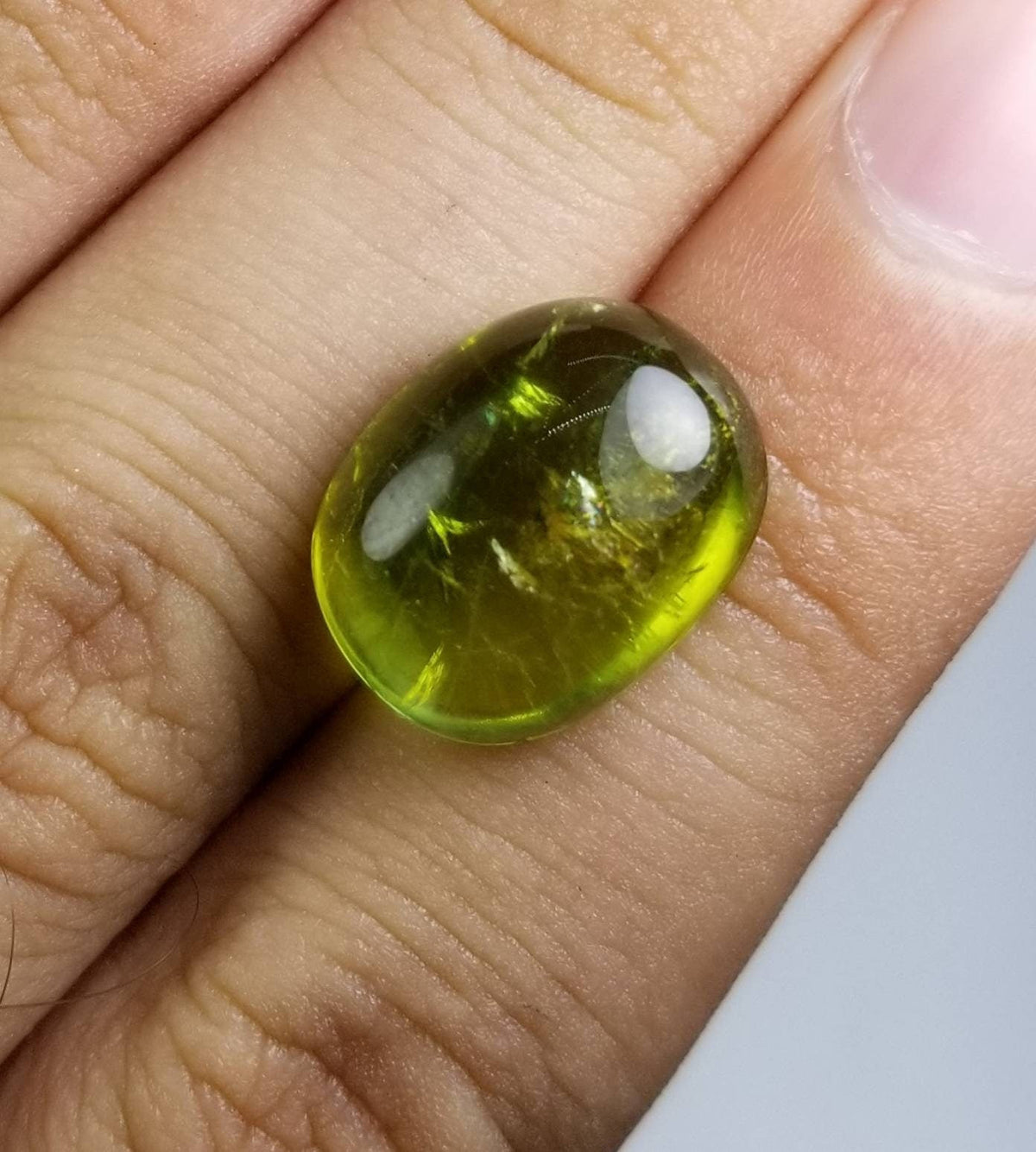 Natural good quality ring size green tourmaline
