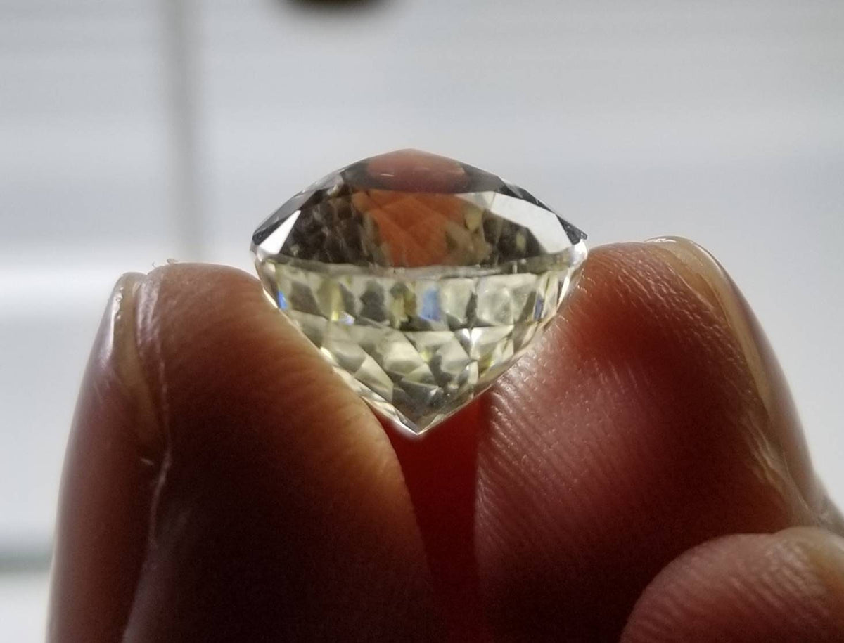 Natural good quality ring size faceted pear shape kunzite gem