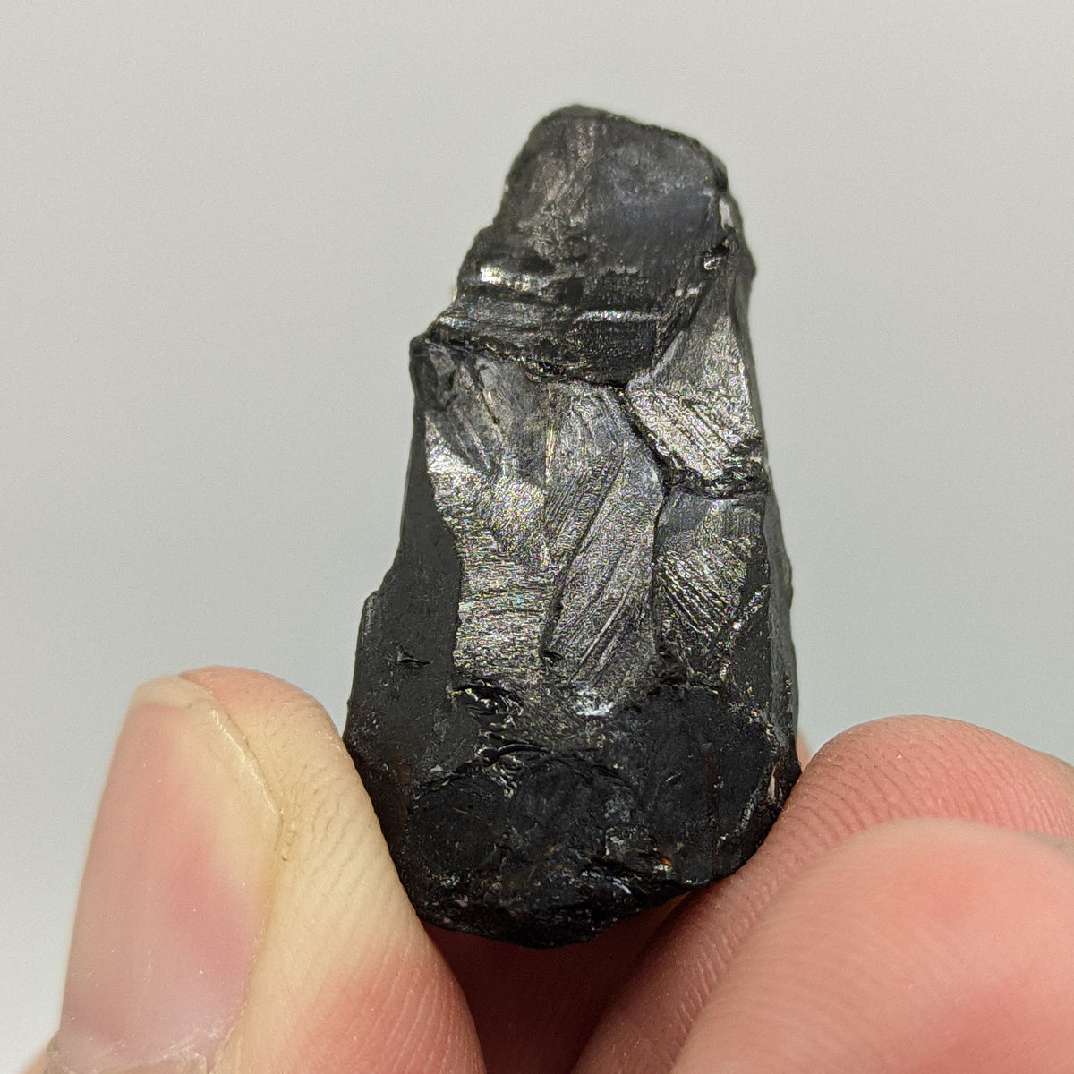 Etched Black Tourmaline Crystal, Skardu Pakistan, 10.5g