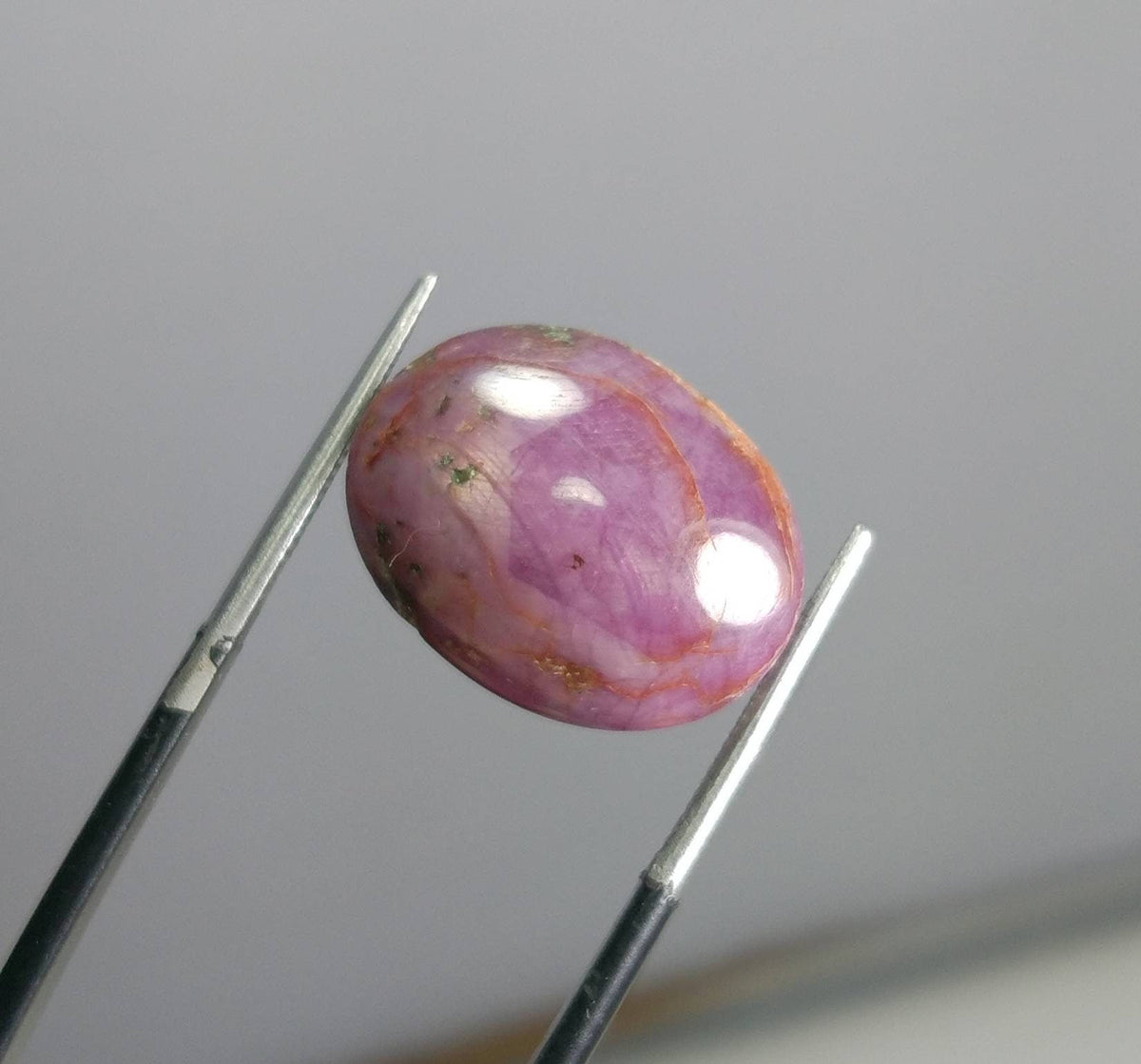 21.5 Carat Star Ruby Cabochon, Untreated Gemstone