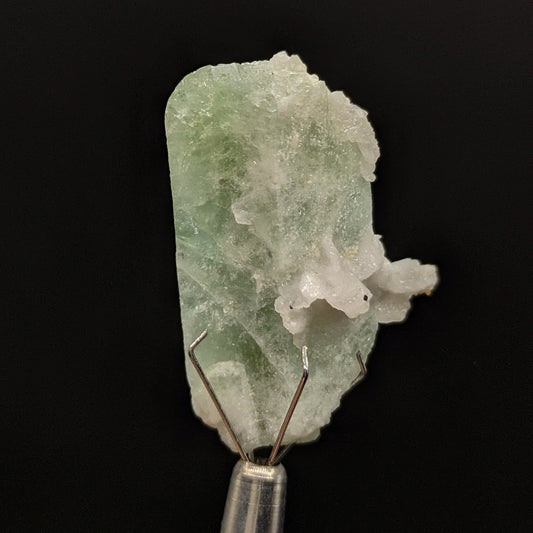 Natural Green Herderite Crystal with Albite, Skardu Pakistan