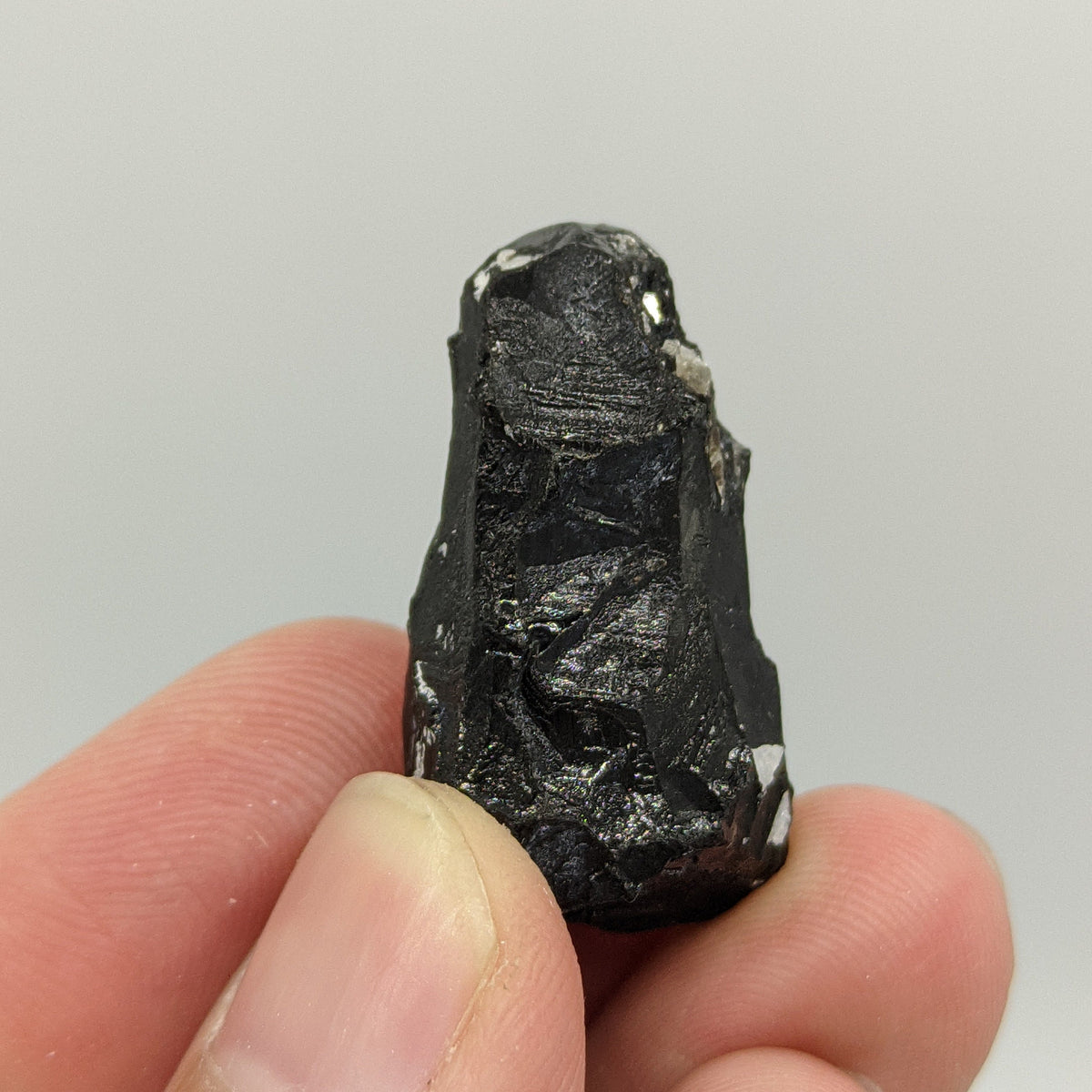 Etched Black Tourmaline Crystal, Skardu Pakistan, 10.5g