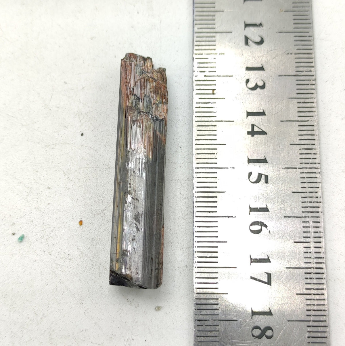 Single Rutile Crystal |Loose Rutile Crystal | Rutile var TiO2 Crystal | Red Rutile |Long prismatic Rutile Crystal from Pakistan| 14.2 grams