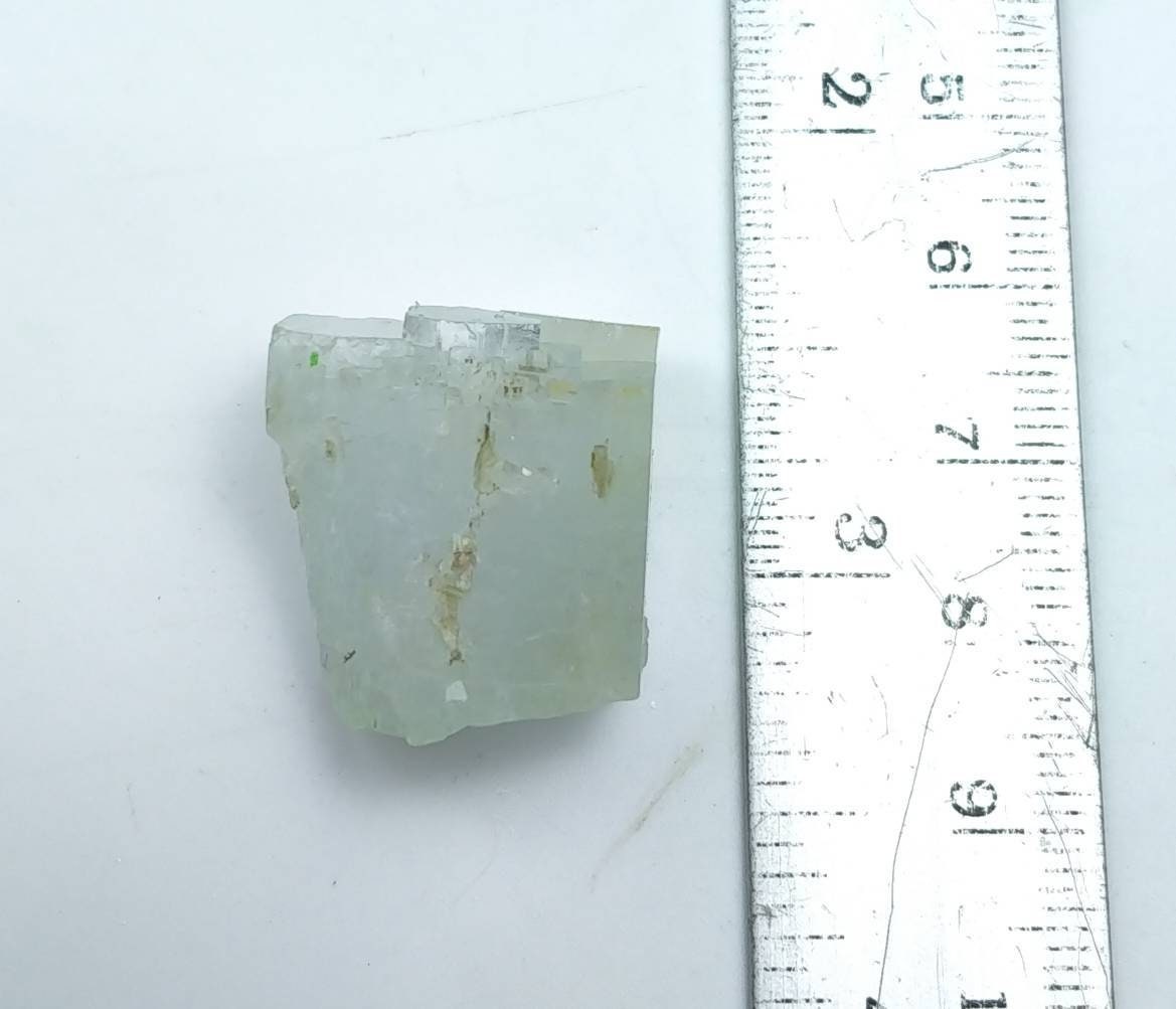 Aquamarine light blue terminated crystal from Nagar Valley Skardu GilgitBaltistan Pakistan, weight 10.4 grams