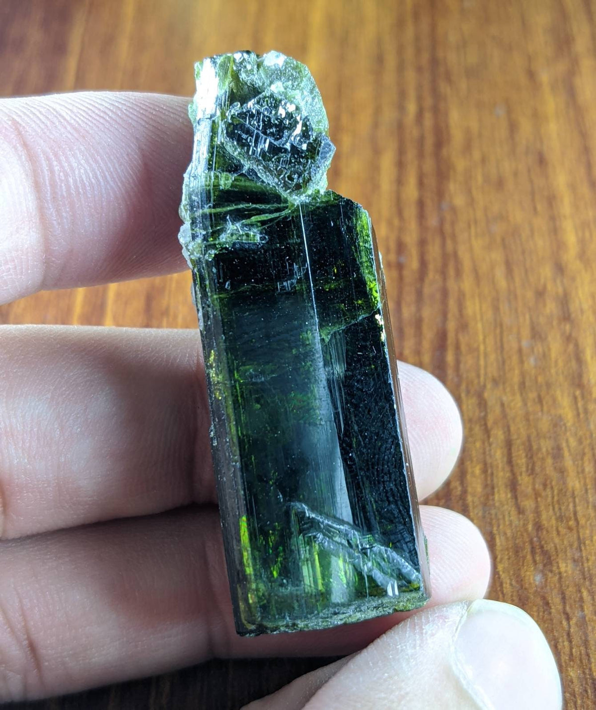 Green Epidote Crystal, KP Pakistan - 24.5 gram Mineral Specimen