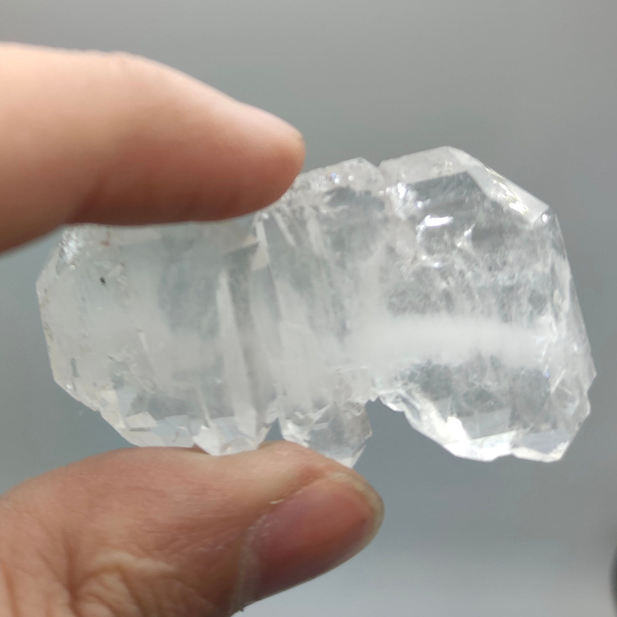 Faden quartz crystal clear and terminated from Baluchistan Pakistan, 20 gram