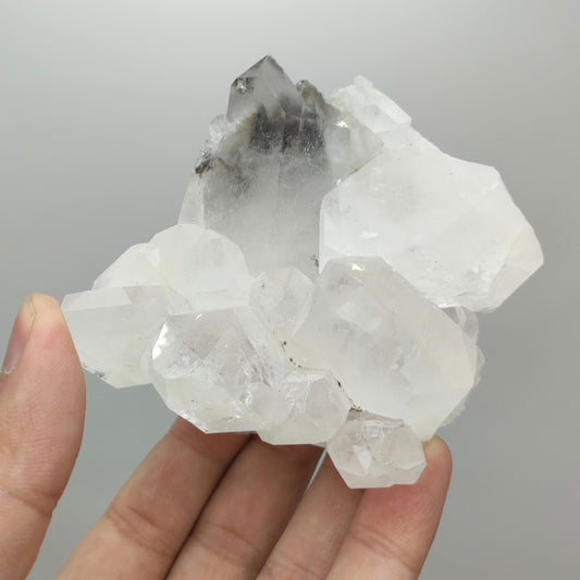 Natural nice size brookite included quartz cluster from Baluchistan Pakistan, 318 grams