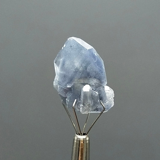 Natural rare indicolite blue quartz crystal from Afghanistan, 3 grams