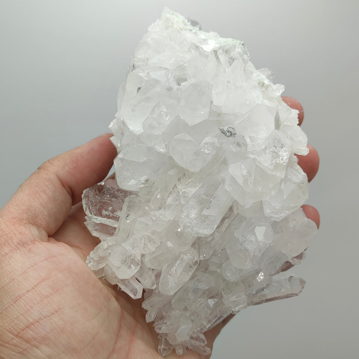 Natural nice size brookite included quartz cluster from Baluchistan Pakistan, 344 grams