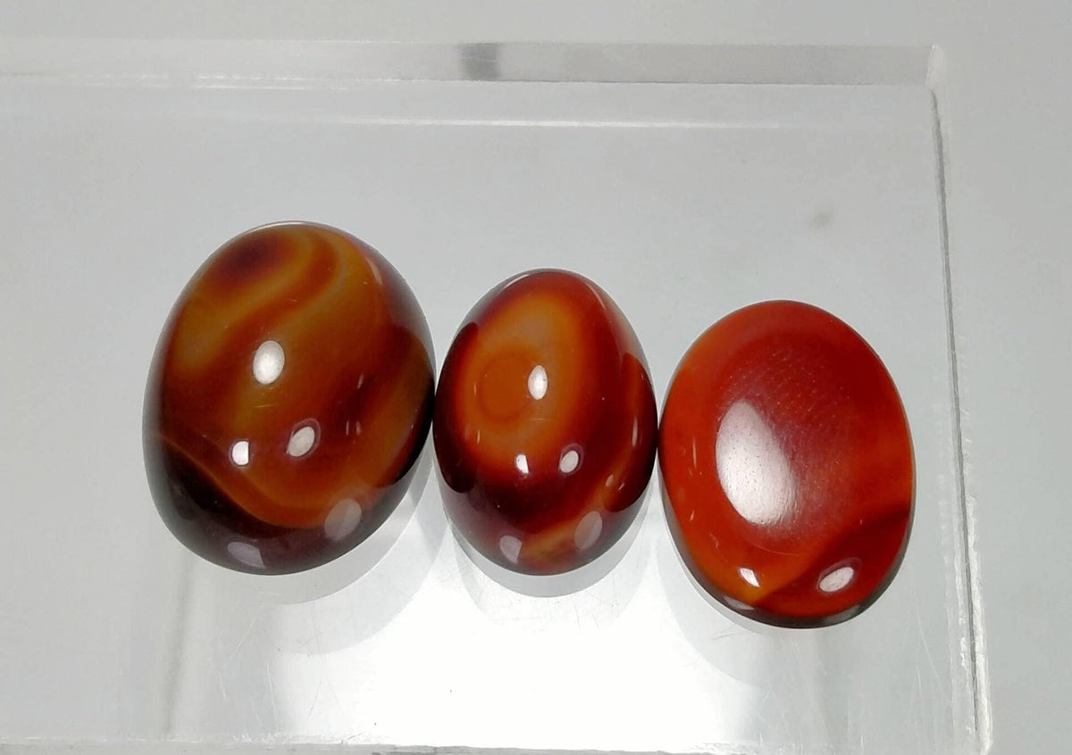 Natural good quality multicolore fine agate cabochons