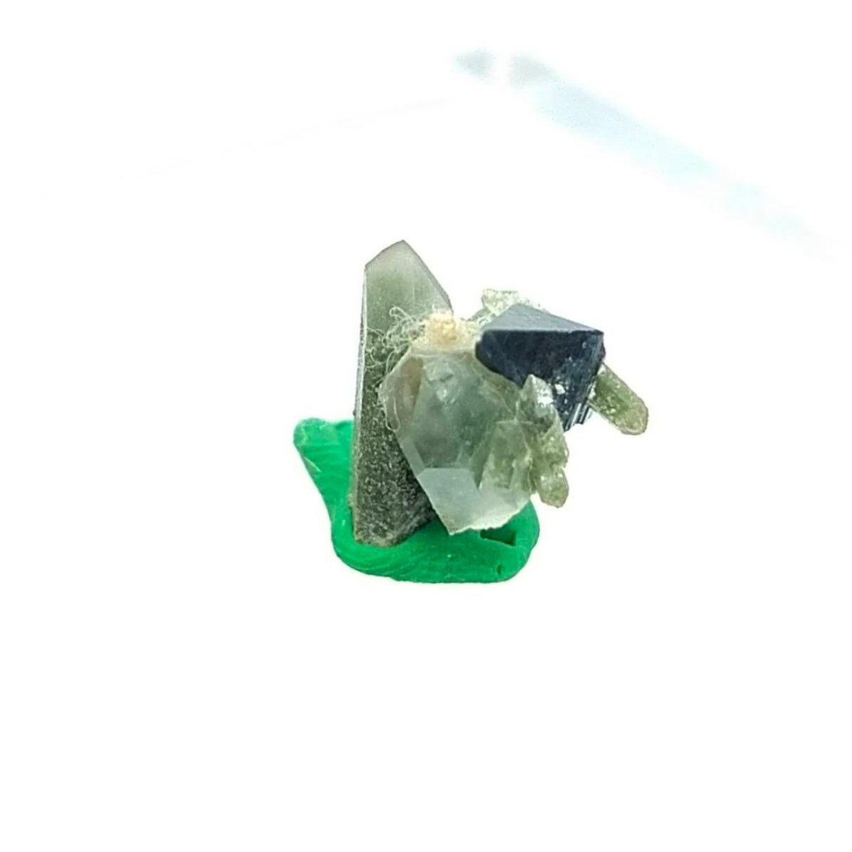 Rare Anatase Crystal with Chlorine Quartz, Balochistan Pakistan