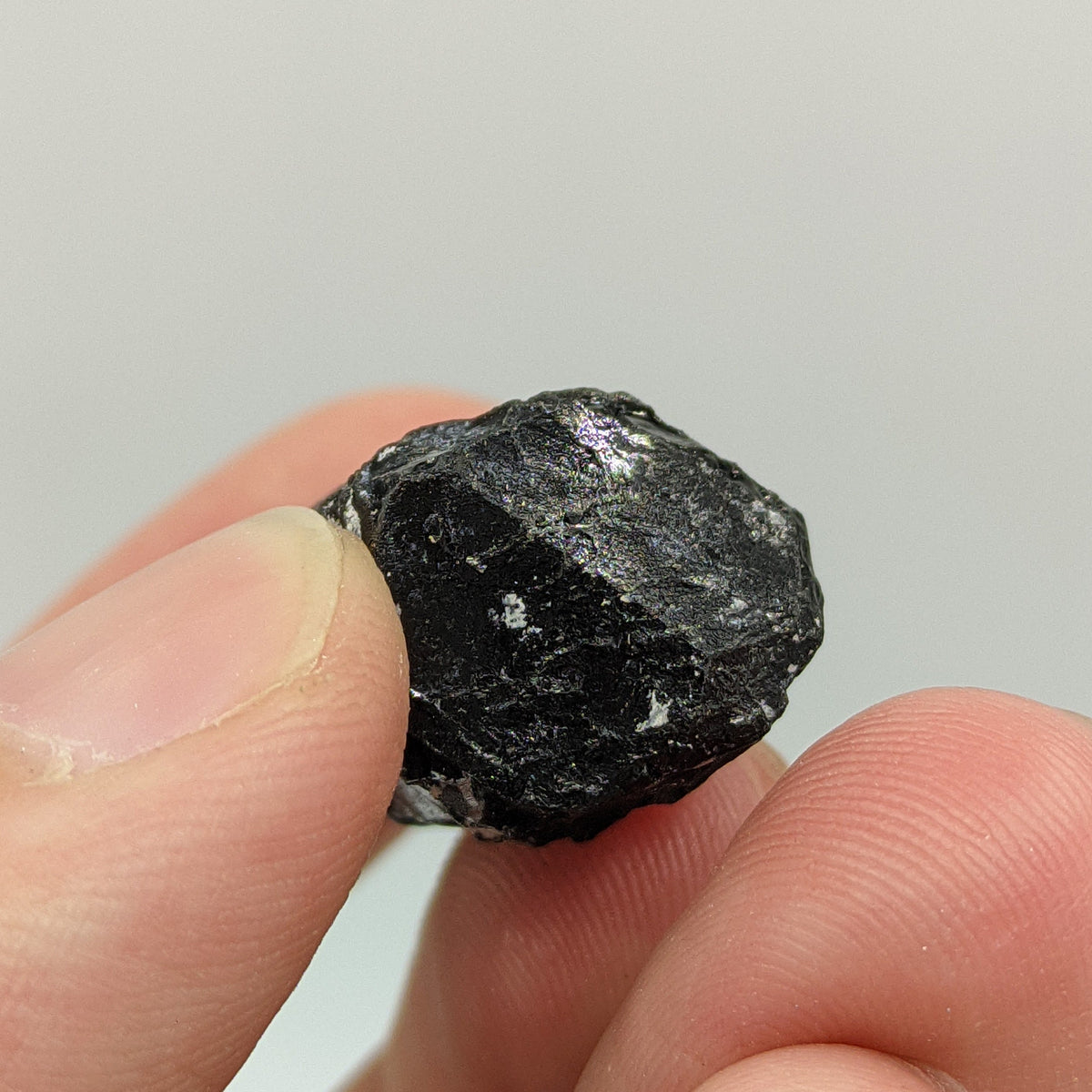 Etched Black Tourmaline Crystal, Skardu Pakistan, 10.5g